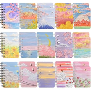 Mini notebooks Ulema Portable Edição de Bolso, 30 pacotes, regidos pela faculdade