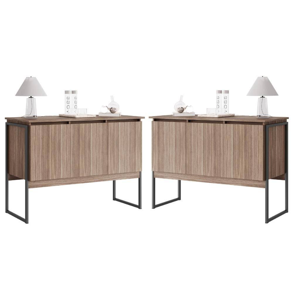 Jogo de Buffets Modernos Verona Affara Preto