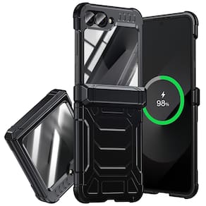Capa de telefone Kaiiecal Rugged Hinge para Samsung Galaxy Z Flip6