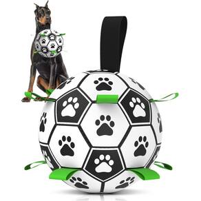Bola de futebol para cães QDAN Durable Giant Dogs Outdoor Pastoreamento