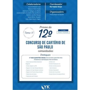 Provas Do 12º Concurso De Cartório De Sp Comentadas - Vol. 2