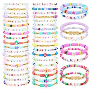 Pulseira Friendship yesaior, conjunto colorido de 60 para mulheres