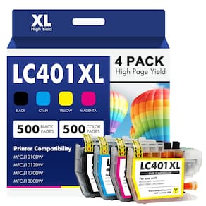 Cartuchos de tinta ISPRINTIME LC401 LC401XL para Brother MFC-J1010DW