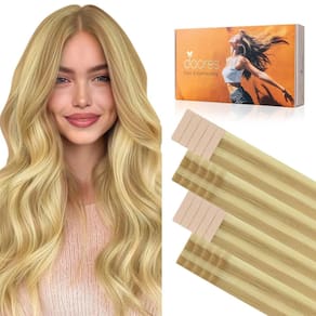 Extensões de cabelo DOORES Invisi Edge Seamless Tape-in 50g 45cm