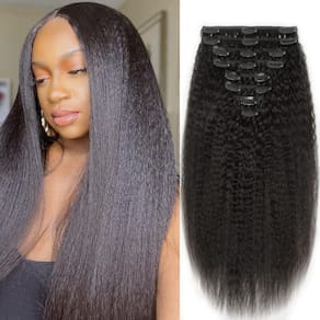 Extensões de cabelo Clip in CiTake Kinky Straight 56cm 100g