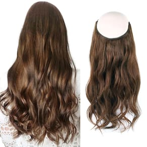 Extensões de cabelo Sassina Invisible Wire Real Human Hair 70g