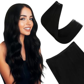 Extensões de cabelo Easyouth Weft 120g 60cm Black Sew in Human Hair