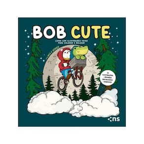 Bob Cute – Filmes E Séries – Livro Com Ilustrações Fofas E Originais Para Pintar, Páginas Destacávei