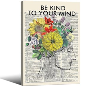 Impressão de pôster Be Kind To Your Mind Mental Health 40x60cm