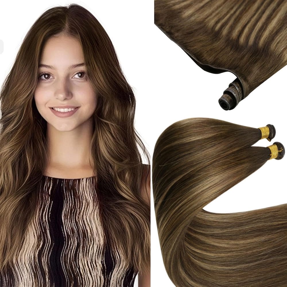 Extensões de cabelo Sunny Hair Genius Weft 60cm Medium Brown
