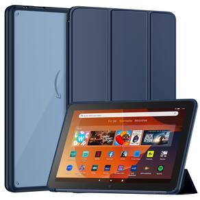 Capa para tablet Sanyetral Premium em couro PU para Amazon Fire HD 10