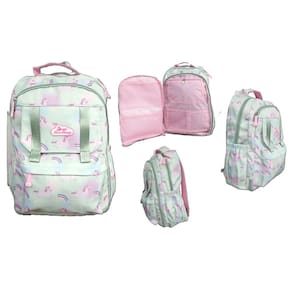 Mochila Juvenil Com bolso Frontal Unicórnio - Rignel