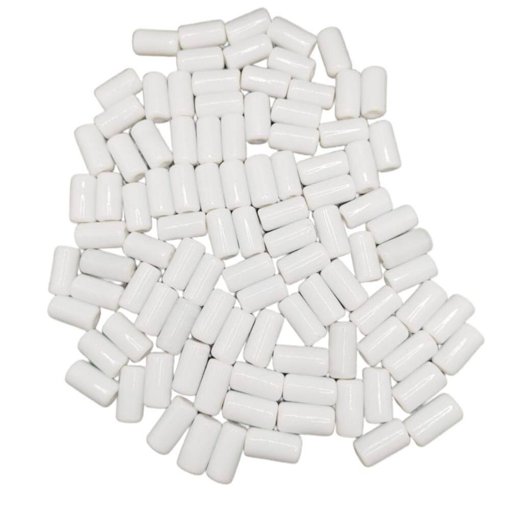 Kit 10 Firmas Guia 22 mm Branca Leitosa + Presente