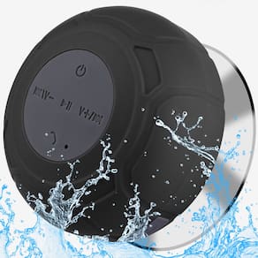 Alto-falante de chuveiro Bluetooth à prova d`água Annlend Black
