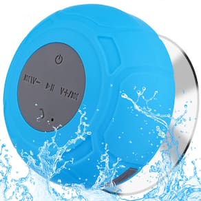 Alto-falante de chuveiro Bluetooth à prova d`água Annlend Portable Blue
