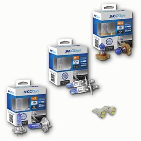 Lâmpada super brancas 8500k alto baixo milhas H7 H1 H16 W5W