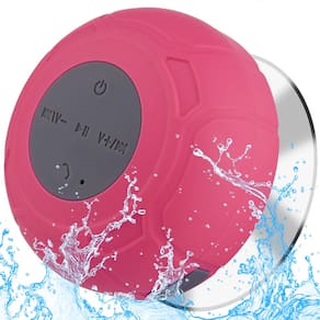 Alto-falante de chuveiro Bluetooth à prova d`água Annlend Pink