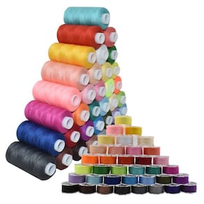 Kit de linhas de costura Renashed 72 unidades com bobinas de 36 cores de 330 m