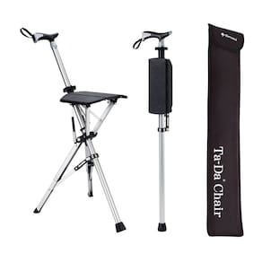 Cadeira dobrável com bastão de caminhada STEP2GOLD Ta-Da Cadeira 34,6 cm