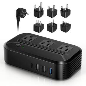 Conversor de tensão Easton Inc 2300W Step Down 220-240V para 110-120V