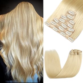 Extensões de cabelo Clip in Rimoss Real Human Hair 140 g 40 cm