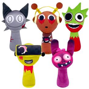 Conjunto de jogos Plush Toy Sprunki Toys para crianças no Dia dos Namorados