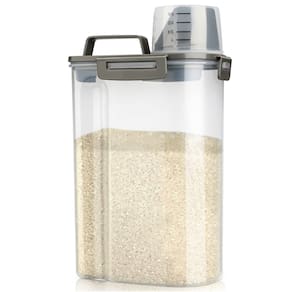 Recipiente de armazenamento Viretec Rice Hertight 1,4 a 2,3 kg com xícara