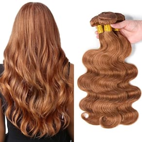 Pacotes de cabelo Condescension Body Wave Light Brown 25-35cm