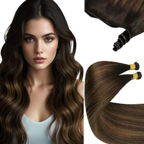 Extensões de cabelo Sunny Hair Genius Weft 40-60cm Brown Balayage
