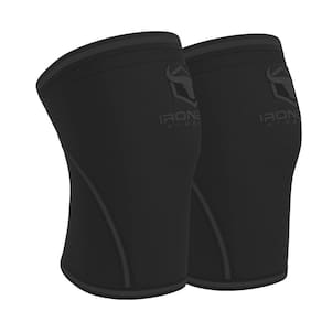 Neoprene de 7 mm com mangas de joelho Iron Bull Strength para homens e mulheres