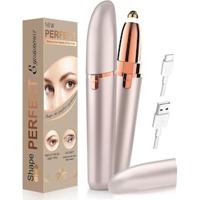 Aparador de sobrancelhas IFANZETECH recarregável para mulheres com luz LED