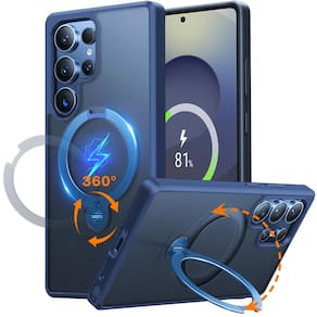Capa de telefone TORRAS Ostand Spin Magnetic para Samsung S25 Ultra