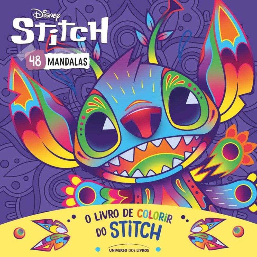 O livro de colorir do Stitch