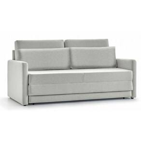 Sofá-Cama 2 Lugares MH-1606 Herval 146 cm Colchão Casal Linho Cinza C