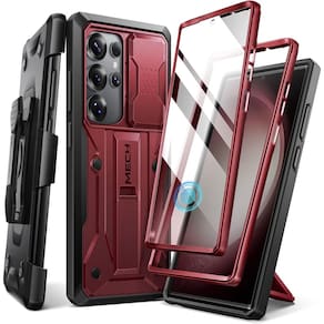 Capa de telefone TONGATE para Samsung Galaxy S23 Ultra Maroon