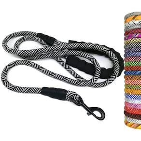 Dog Leash MayPaw Heavy Duty Rope de nylon de 15 pés para cães grandes