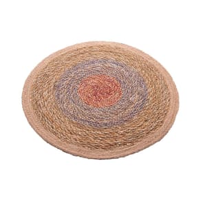 Conjunto 6 Lugares Americanos Fibra Natural Juta Colorida | Wolff