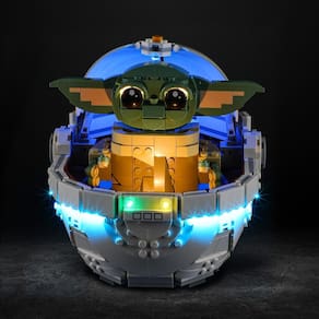 Luz LED para Lego 75403 Grogu com conjunto Hover-Pram Vaodest