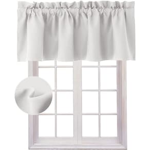 Cortinas Valance Hiasan Blackout com isolamento térmico em marfim