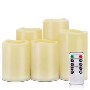 Velas sem chama Homemory Waterproof com conjunto de controle remoto 5