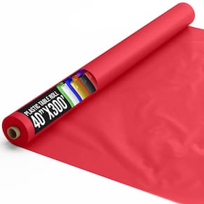Tampa de mesa Roll Exquisite Red Plastic 12m x 90m
