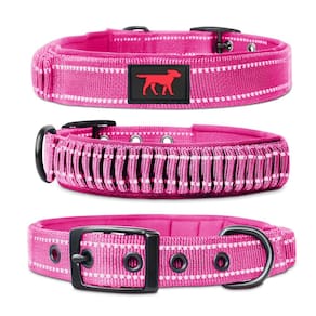 Coleira para cães Tuff Pupper Heavy Duty com alça de nylon balístico