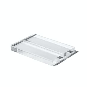 Suporte de acrílico UNIQOOO 4 Clear, pacote com 6 unidades para porta-cartazes de casamento