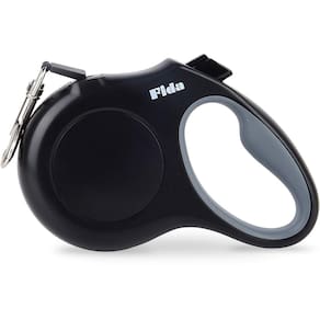 Coleira retrátil para cães Fida X-Small Breed 10 pés para 8 kg preta