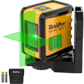 Laser Level DEGLASERS 30m Green Cross Line com suporte magnético