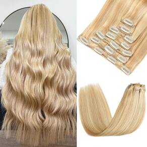 Extensões de cabelo Clip in Rimoss Real Human Hair 140 g 40 cm