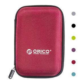 Estojo de disco rígido ORICO PHD-25 impermeável à prova de choque vermelho