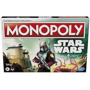 Jogo de Tabuleiro Hasbro Gaming Monopoly Star Wars Boba Fett 8+