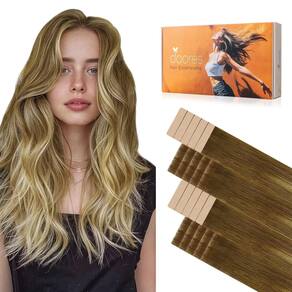 Extensões de cabelo DOORES Invisi Edge Tape-in 50g 20in Virgin Hair
