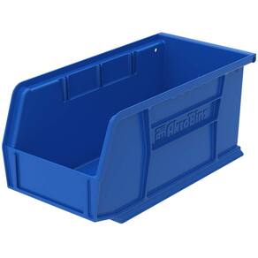 Caixas de armazenamento Akro-Mils 30230 AkRobins Plastic, pacote com 12 unidades, azuis